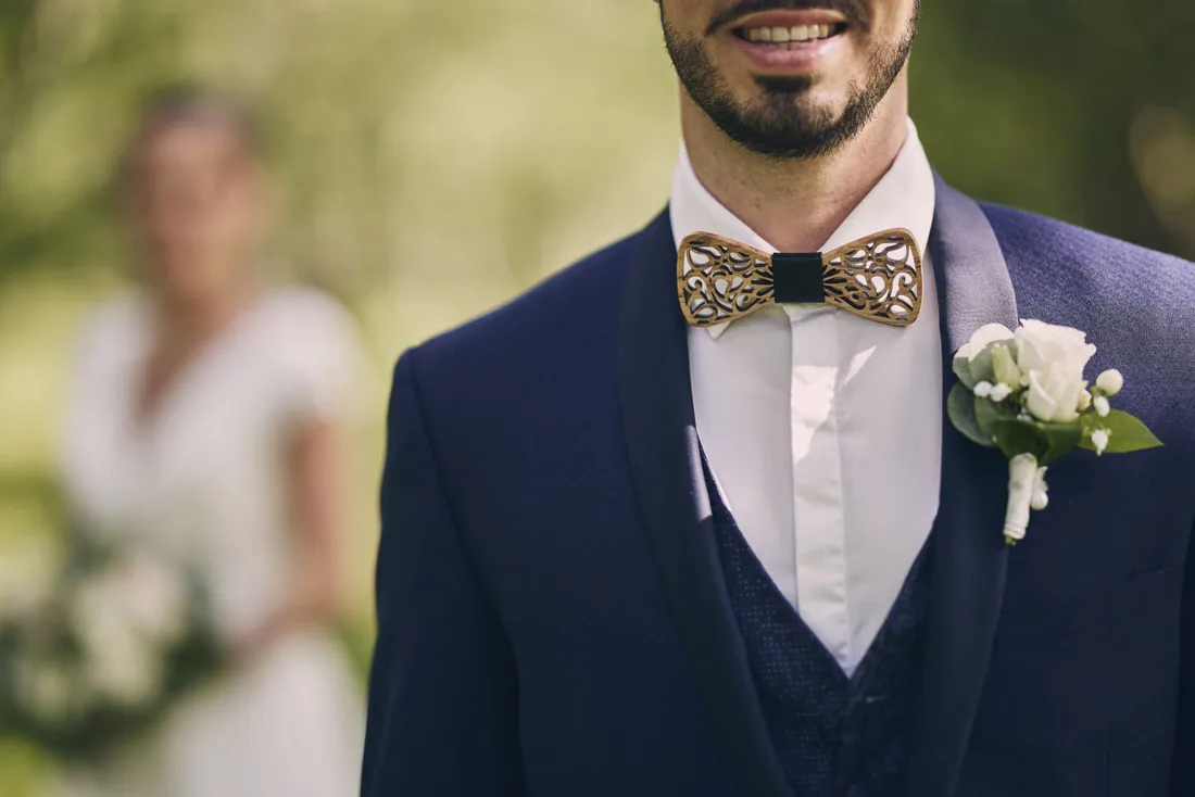 First Look, le marié aperçoit pour la 1ere fois sa promise.